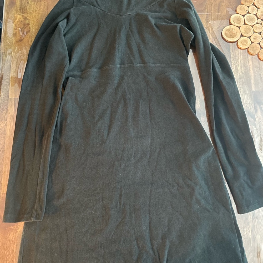 Fig Black Long Sleeve Dress